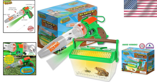Eco-Friendly Bug Catcher Vacuum with LED Light - Complete Kids Exploration Kit