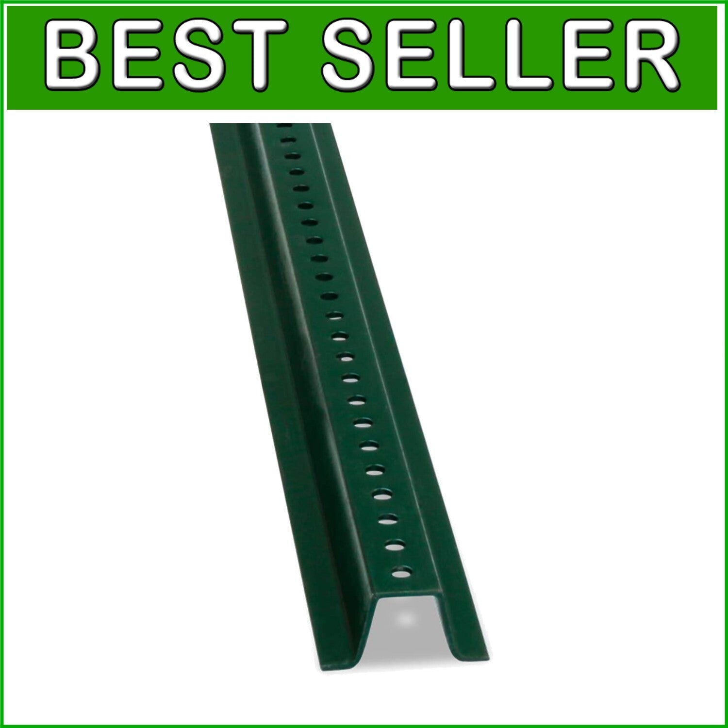 Durable 6ft U-Channel Sign Post with Pre-Drilled Holes for Easy Installation