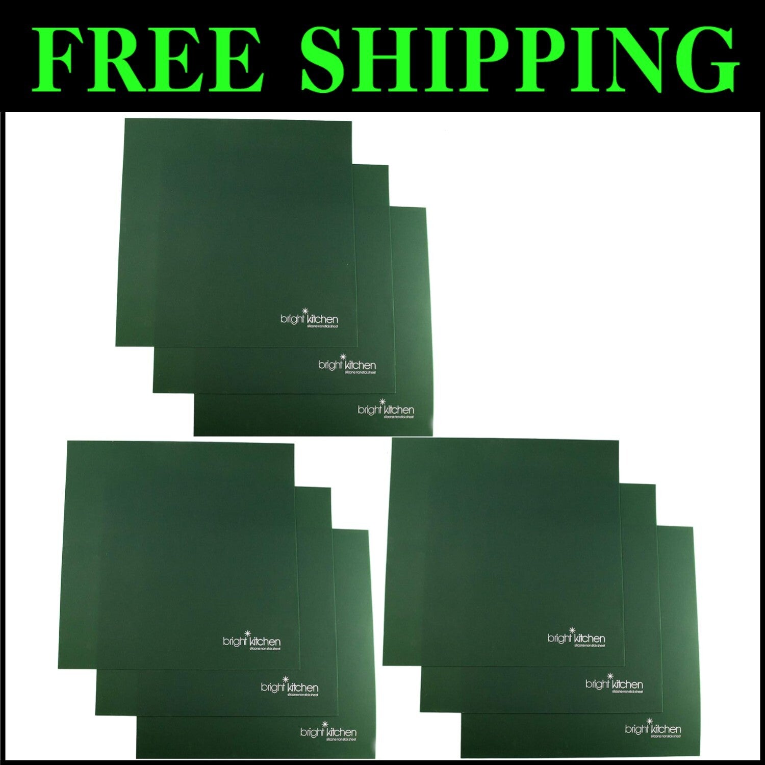 Dishwasher Safe Silicone Non-Stick Mats 14" x 14" - Great for Excalibur Models