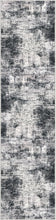 Load image into Gallery viewer, Elegant Black &amp; Grey 3x10 Ft Indoor Runner Rug - Soft, Durable, Abstract Design