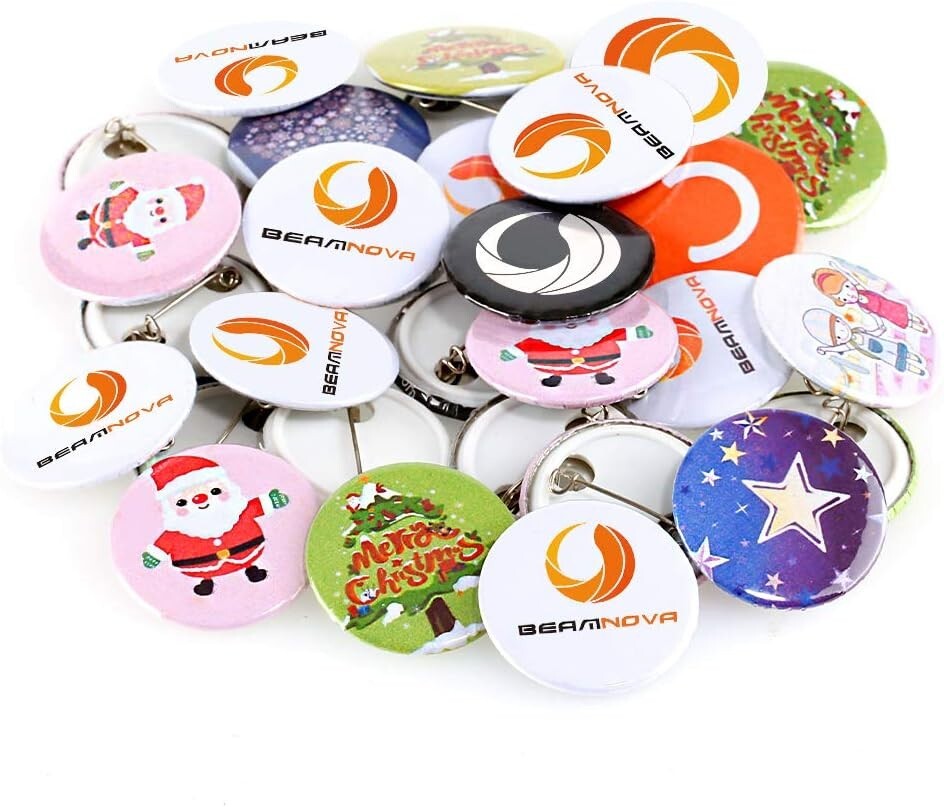 Craft Your Own Pins: 500 Sets of 58mm Button Maker Parts & Supplies