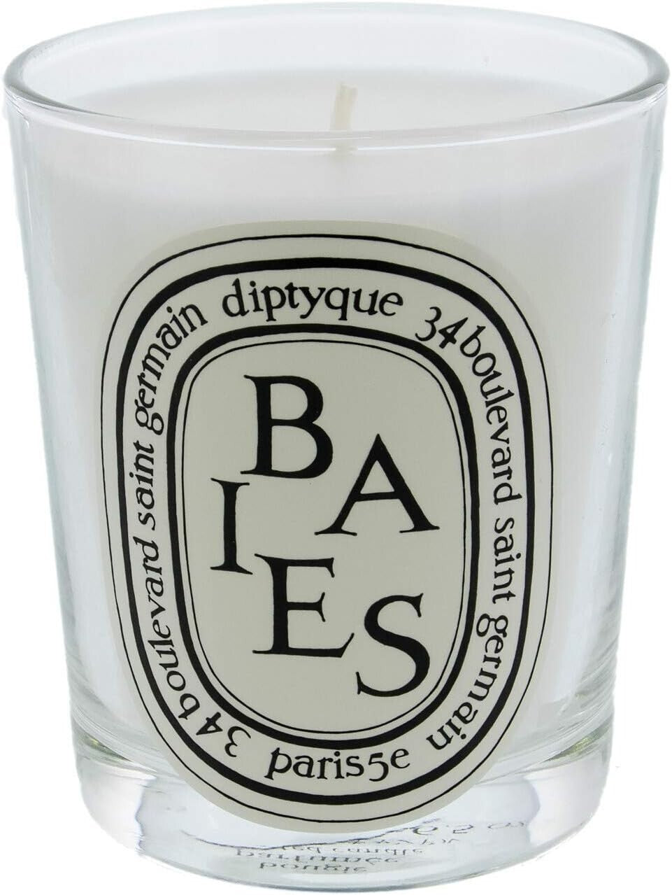 6.5 oz Baies Candle - Luxurious Blackcurrant & Rose Scent for Home Serenity