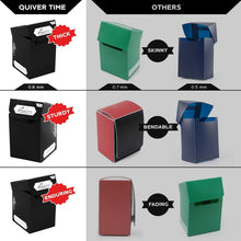 Load image into Gallery viewer, 5-Piece Trading Card Holder Set: Deck Box, Sleeves &amp; Dividers - Modern Design