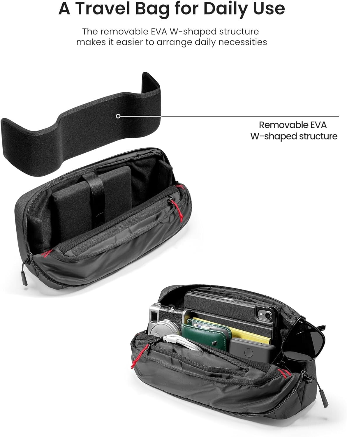 Functional Carrying Case with EVA Protection for Steam Deck & Nintendo Switch