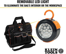 Load image into Gallery viewer, Lighted Tool Bag with Molded Bottom &amp; 31 Pockets for Ultimate Organization