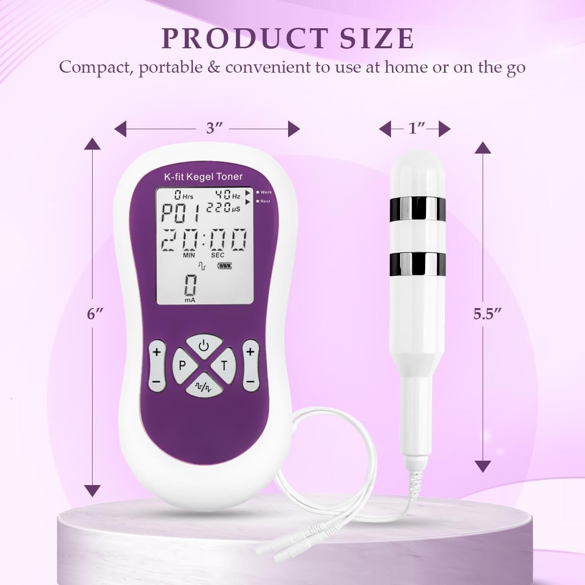 Electric Kegel Toner - Pelvic Muscle Exerciser for Urinary Incontinence Relief