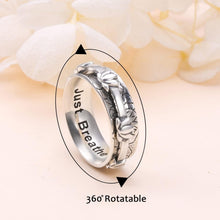 Load image into Gallery viewer, Handcrafted Sterling Silver Anxiety Relief Ring - Elegant Spinner Design, Size 7