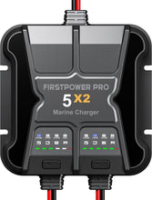 Load image into Gallery viewer, IP68 Onboard Battery Charger - 2-Bank, 10A for SLA/Lithium &amp; Calcium Batteries