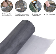 Load image into Gallery viewer, Durable Fiberglass Screen Roll 48" x 100' - Customizable UV Protection Solution
