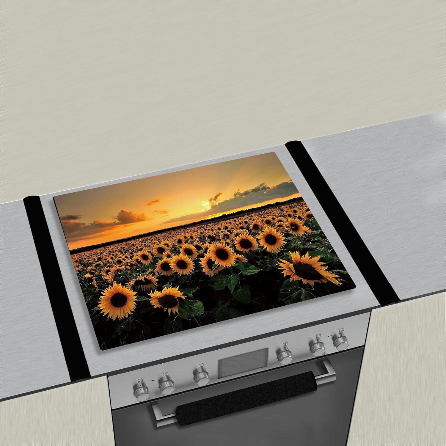 Anti-Slip Foldable Stove Cover & Mat - 27.9x20 Natural Rubber Kitchen Protector