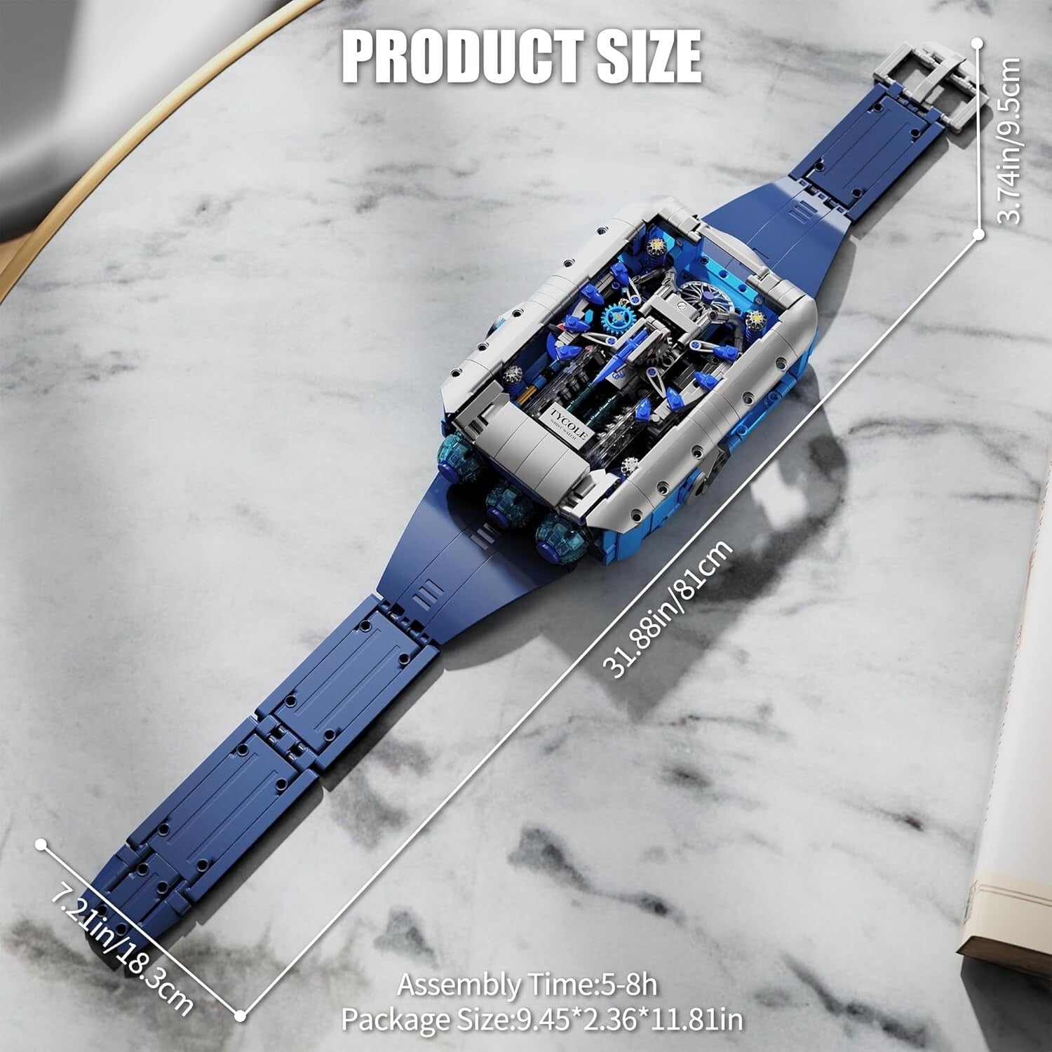 1006PCS TYCOLE Compatible Watch Building Set - Interactive STEM Toy for Ages 8+