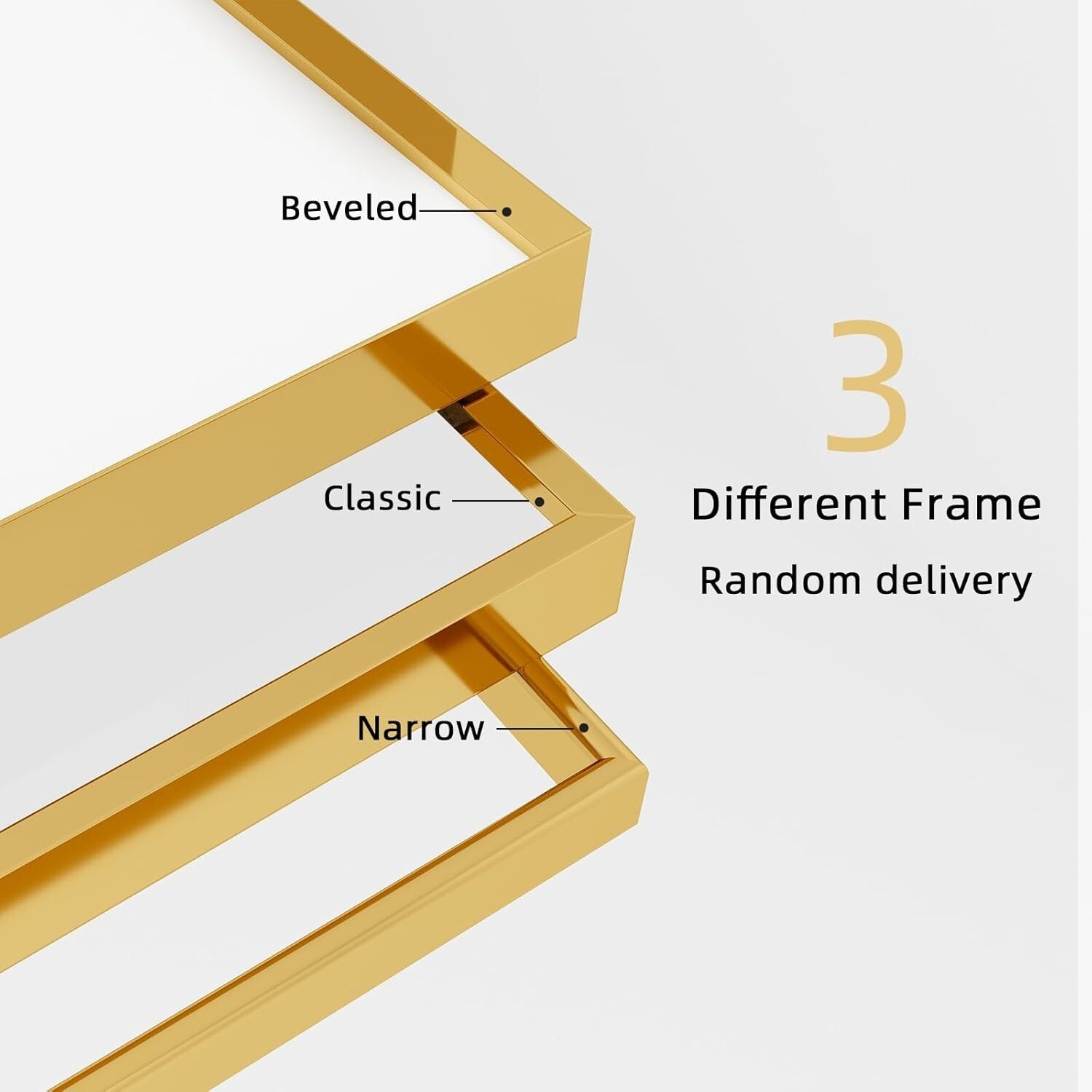 Stylish 59" x 16" Full-Length Gold Mirror - Ideal for Bedrooms and Living Rooms