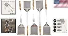 Load image into Gallery viewer, Classic Wire Frame Fly Swatter Set - Nostalgic Wooden Handled Pest Control