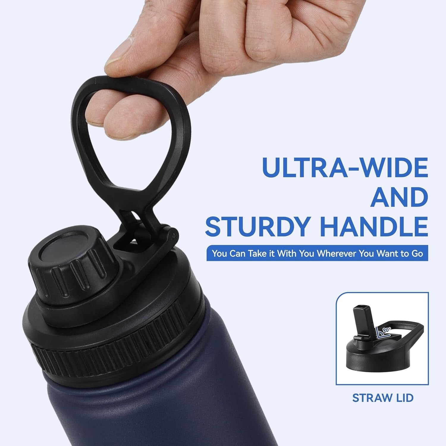 Stylish 16 oz Stainless Steel Kids Water Bottle - Perfect for School & Travel