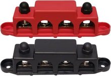 Load image into Gallery viewer, High-Performance 250 Amp Bus Bar with Detachable Cover - 4 Studs for Batteries