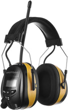 Load image into Gallery viewer, AM/FM Radio Earmuffs with 25dB Noise Reduction and Digital Display for Comfort
