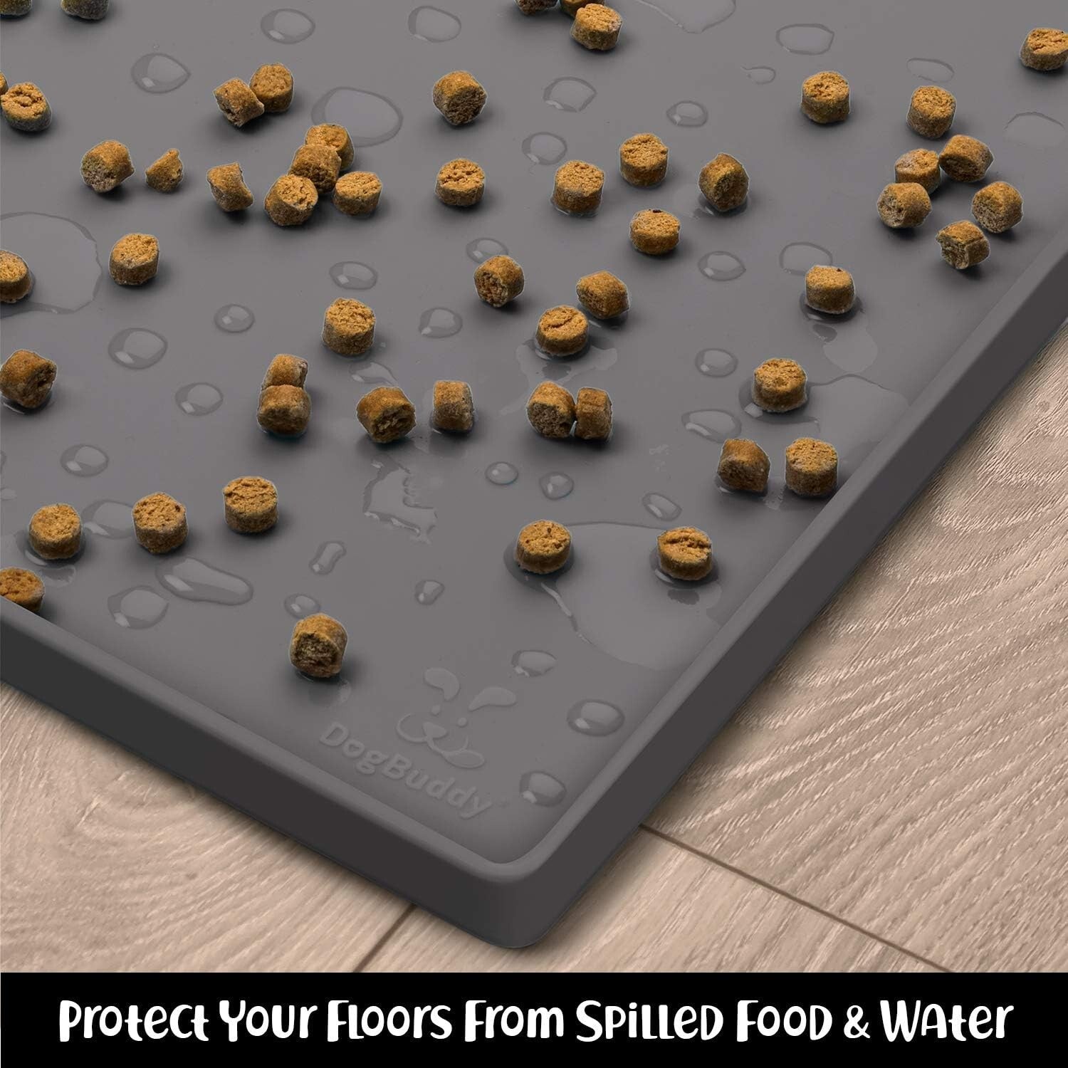 Non-Slip Silicone Dog Bowl Mat - Premium Waterproof Pet Feeding Essentials XXL