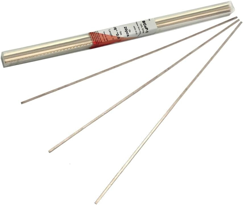Durable 15% Silver Brazing Rods - Perfect for Air-Conditioning & Refrigeration