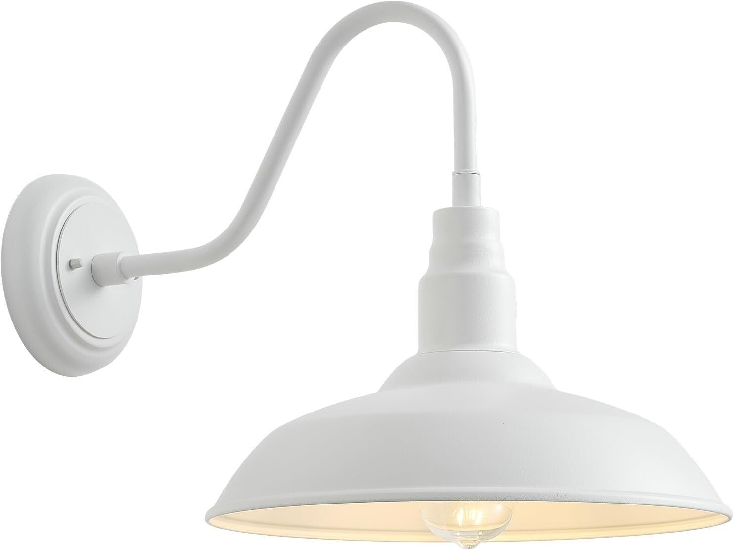 14-Inch Gooseneck Barn Light Fixture – Waterproof Sconce for Porch & Garage