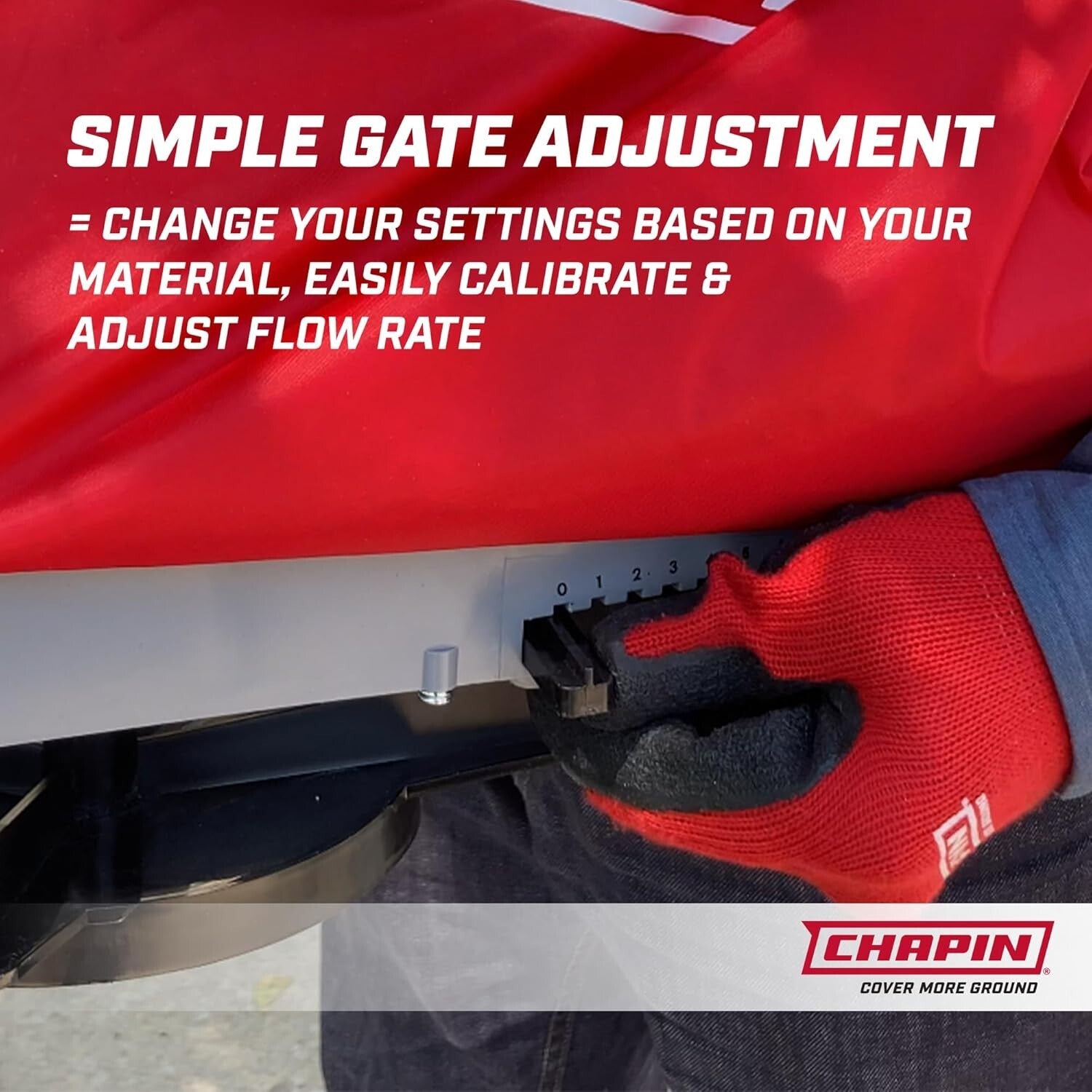 Chapin 25-Pound Handheld Seed Spreader - Waterproof, Adjustable for Small Spaces