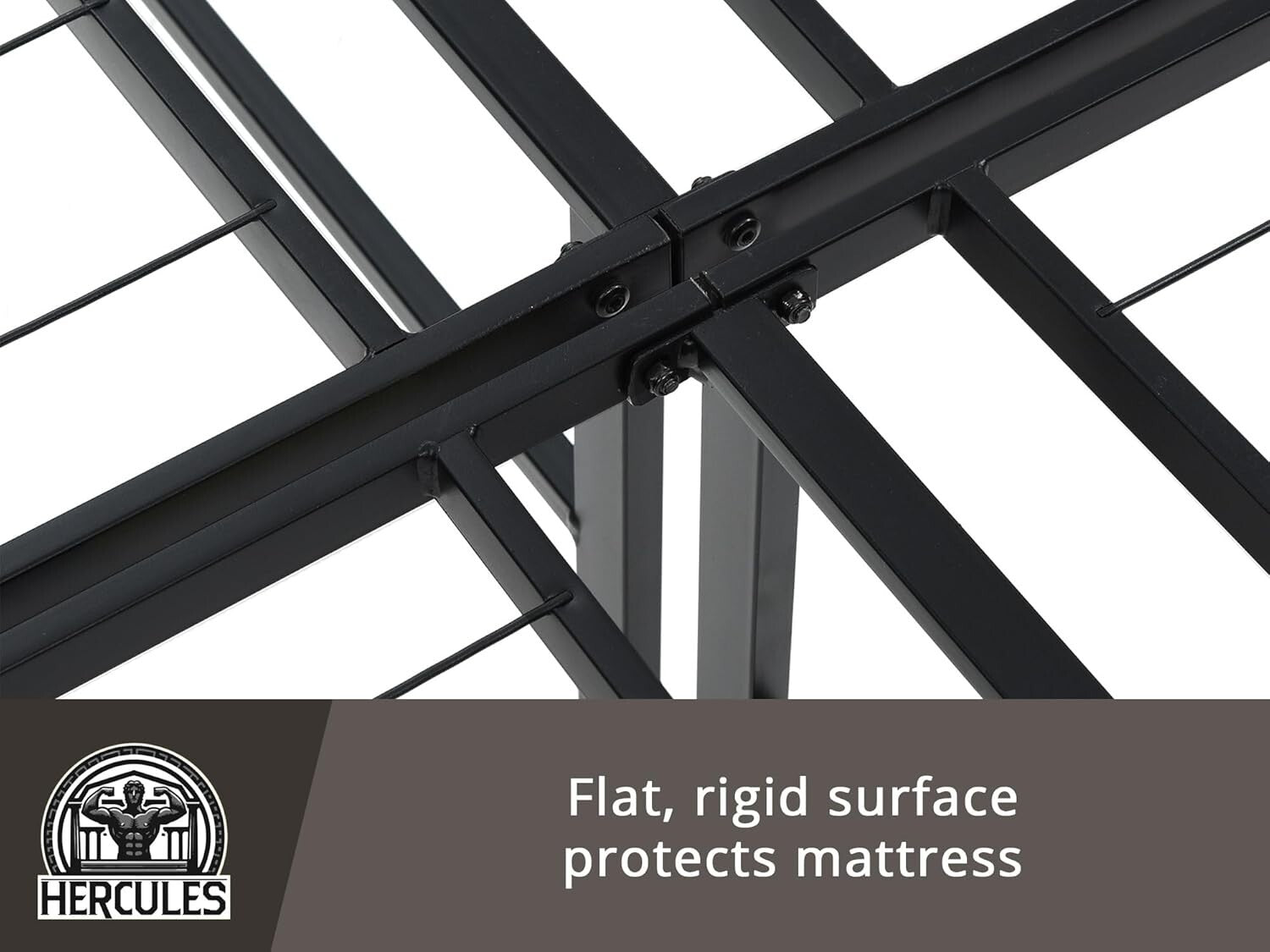 Durable 14-Inch Metal Bed Frame for California King - Quick Setup & Stylish