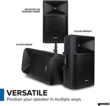Load image into Gallery viewer, Active 2200W Bluetooth Speaker with Wall Mount Capability - for DJs &amp; Gatherings
