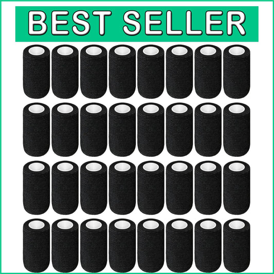 Versatile Cohesive Bandages - 36 Pcs Elastic Wraps for Ankle, Wrist, and More