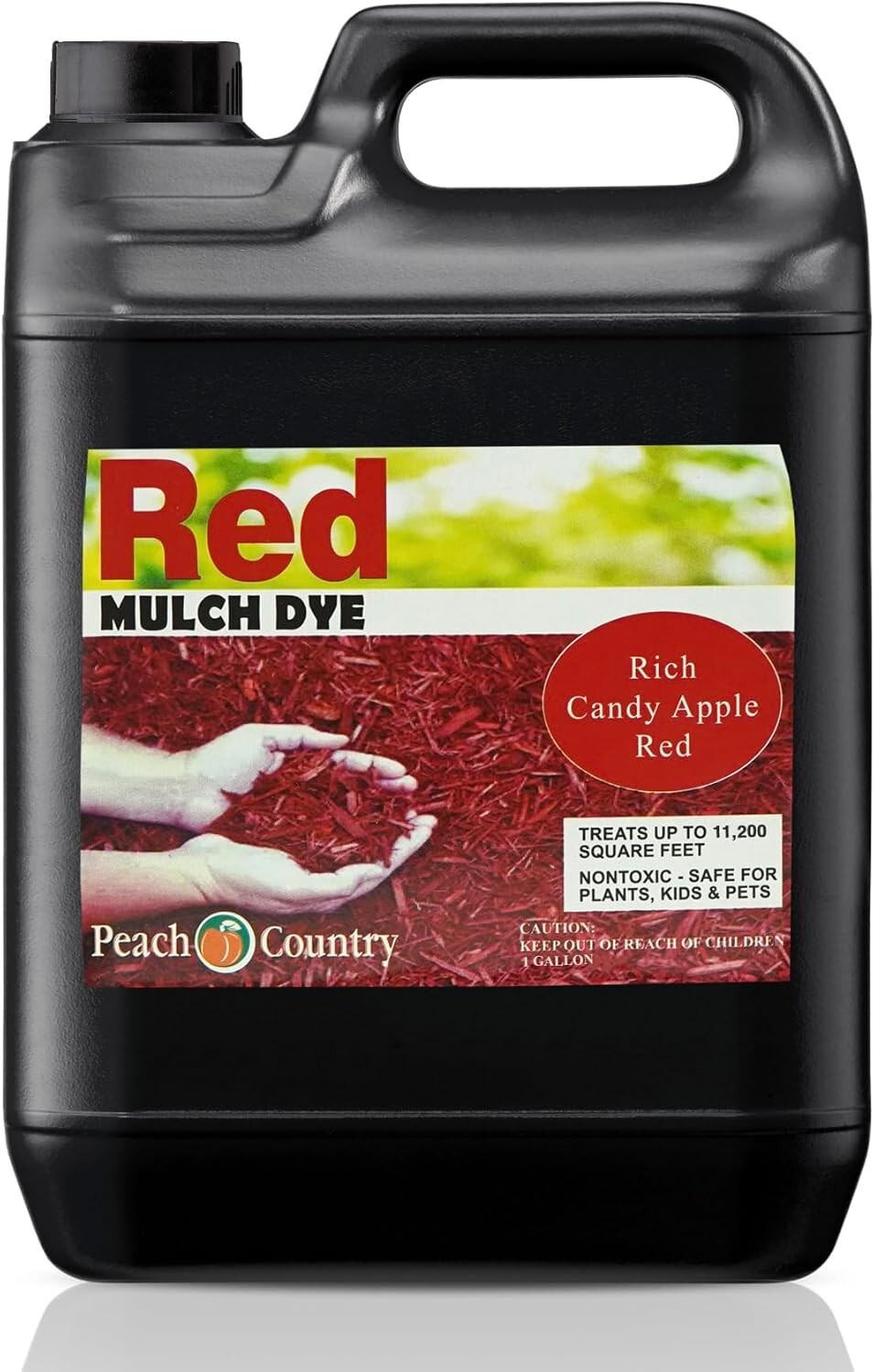 1 Gallon Red Mulch Dye Concentrate – Effortless Curb Appeal for Landscapes