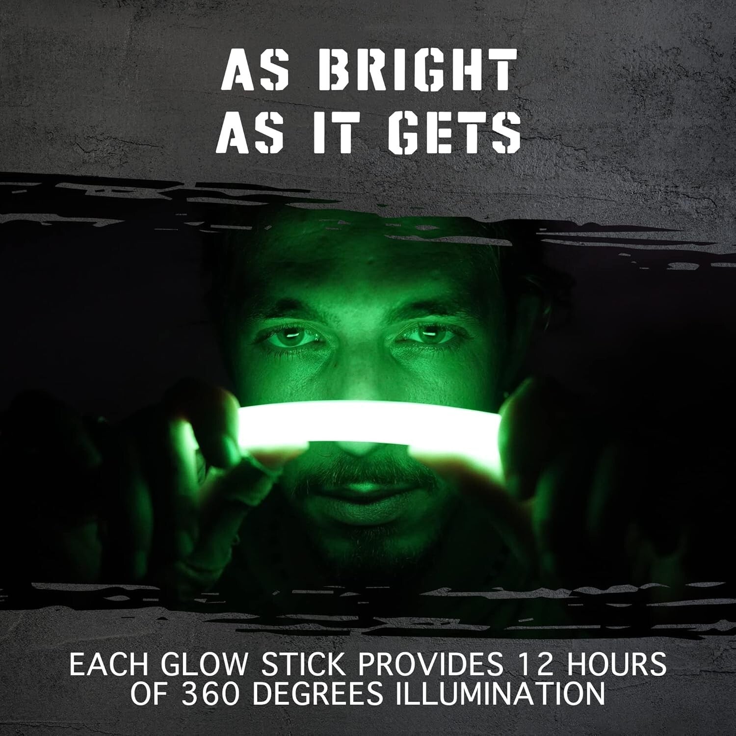 Waterproof & Non-Toxic 12-Hour Glow Sticks for Camping & Emergencies - 100 Pack