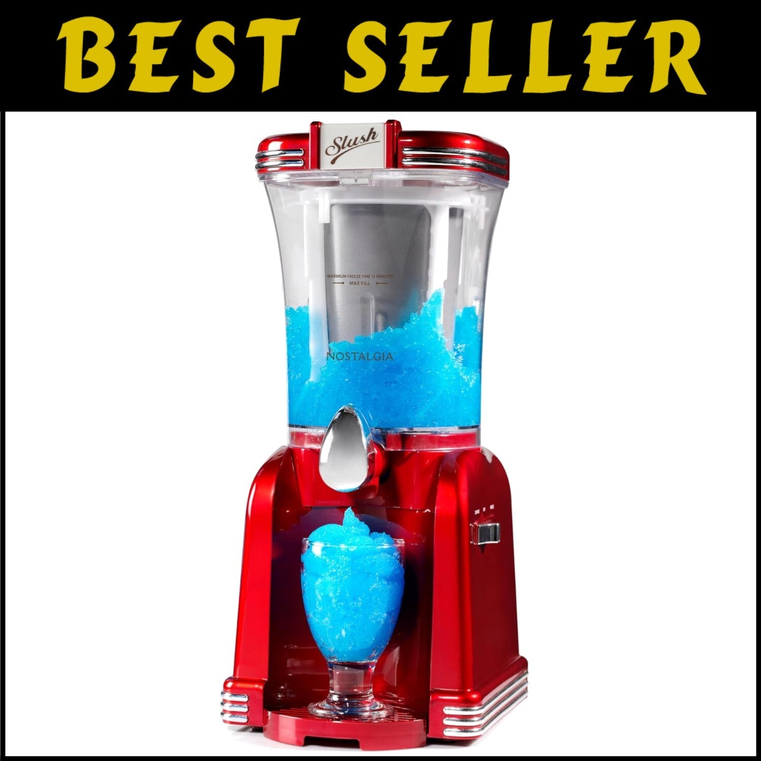 Retro Red 32-Ounce Frozen Drink Maker - Perfect Margarita Machine for Parties