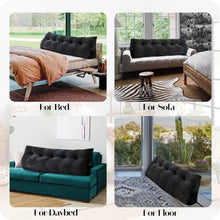 Load image into Gallery viewer, Ergonomic Large Wedge Pillow - California King Backrest for Reading &amp; Relaxation