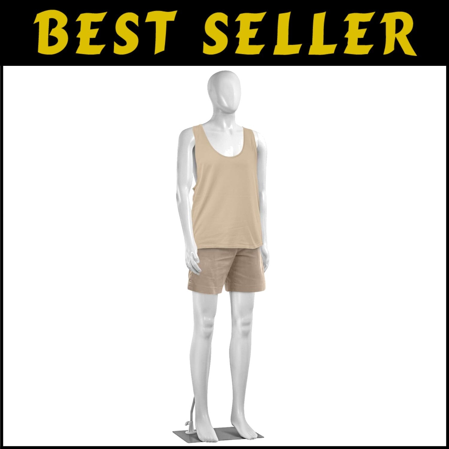 Sturdy 73-Inch Male Mannequin with Adjustable Design for Eye-Catching Displays
