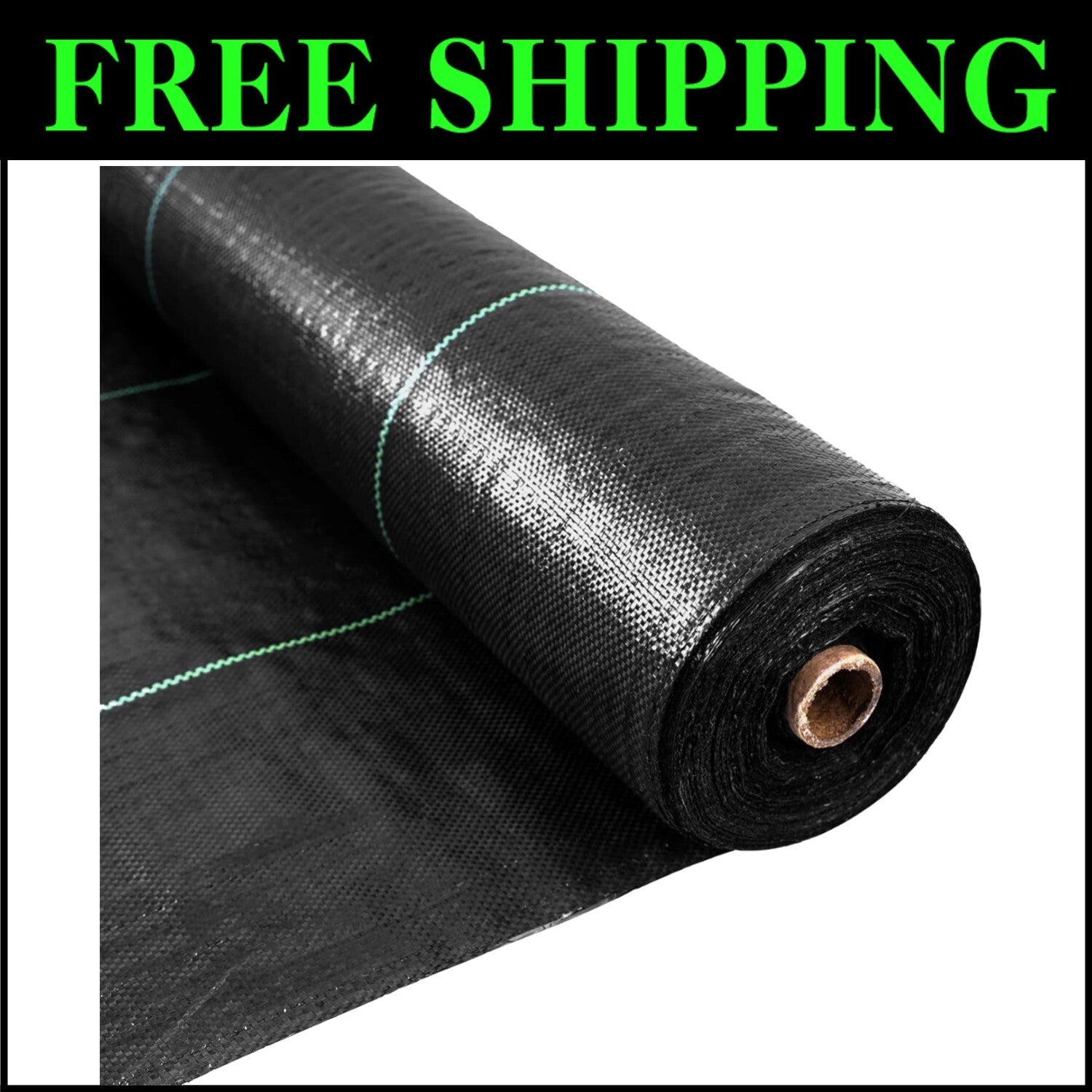 UV-Resistant Landscape Fabric - 3ft x 300ft Heavy-Duty Weed Barrier for Gardens