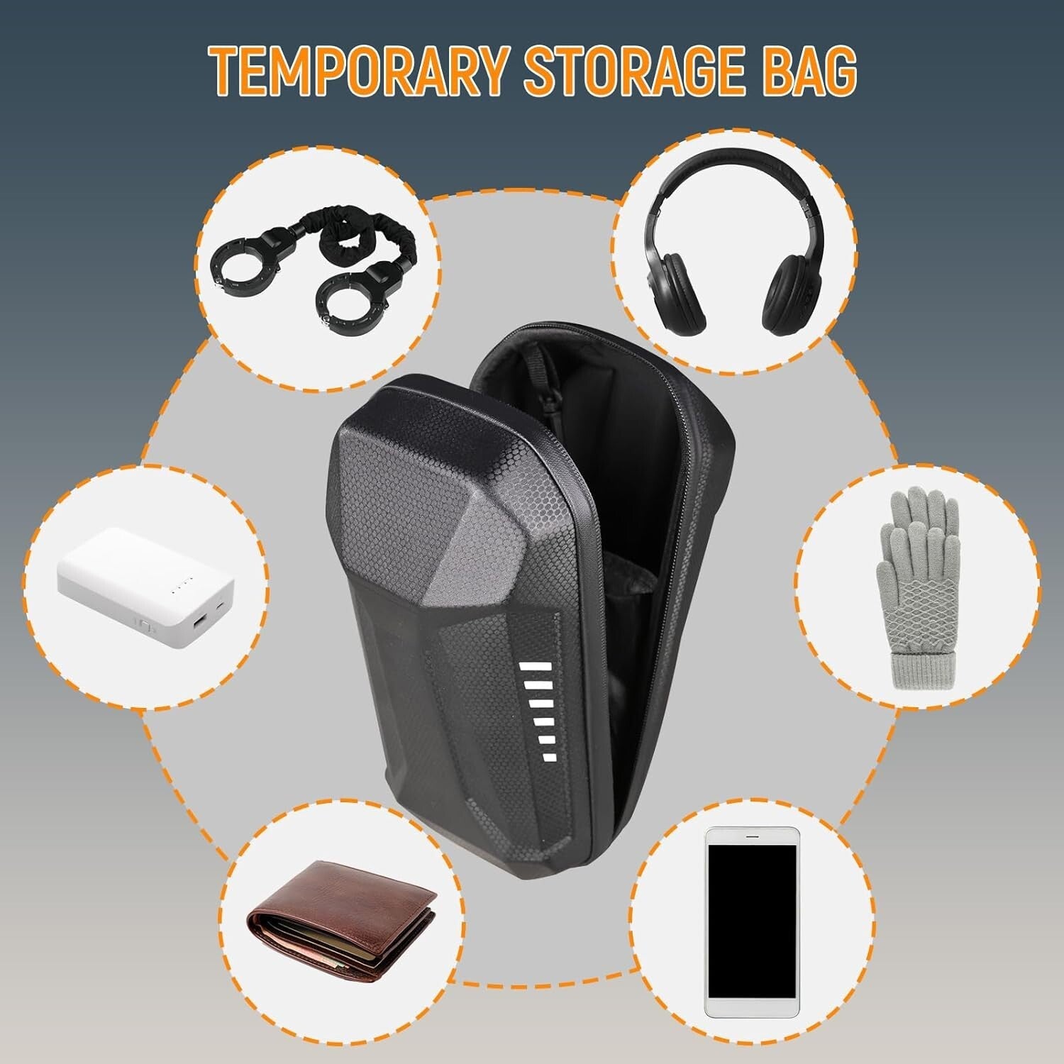 Alloy Electric Scooter Lock with Waterproof Bag – Stylish & Secure Accessories