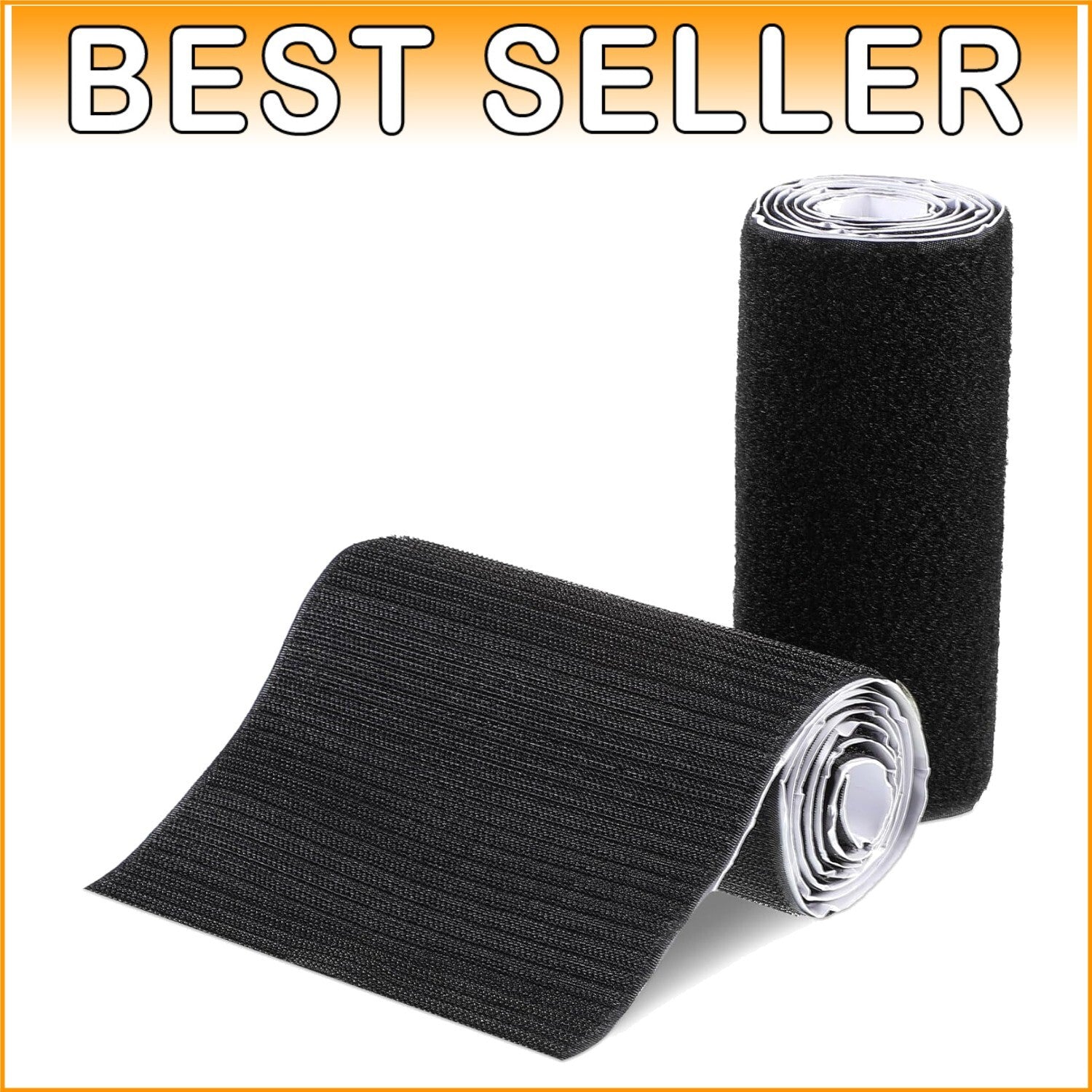 Durable 6 Inch Wide Double-Sided Fastening Tape - 10 Yard Nylon Adhesive Roll