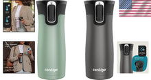 Load image into Gallery viewer, Travel Confidently: 16oz Spill-Proof Travel Mug Set with AUTOSEAL Technology