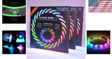 Load image into Gallery viewer, Safe Soft Rim Flying Ring - Auto Light Up with 4000 Throws, Ideal for Family Fun
