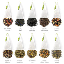 Load image into Gallery viewer, Luxurious Pyramid Infuser Tea Chest - 40 Count Organic Blends for Tea Lovers