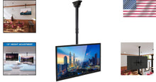 Load image into Gallery viewer, Commercial Grade Ceiling TV Mount Bracket - Fits 22 to 75 Inch Flat Panels