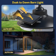 Load image into Gallery viewer, IP65 Waterproof Vintage Solar Wall Light with 3 Lighting Modes &amp; Remote Control