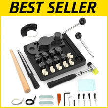 Load image into Gallery viewer, Professional Jewelry Making Ring Bender with Solid Steel and Nylon Stencils