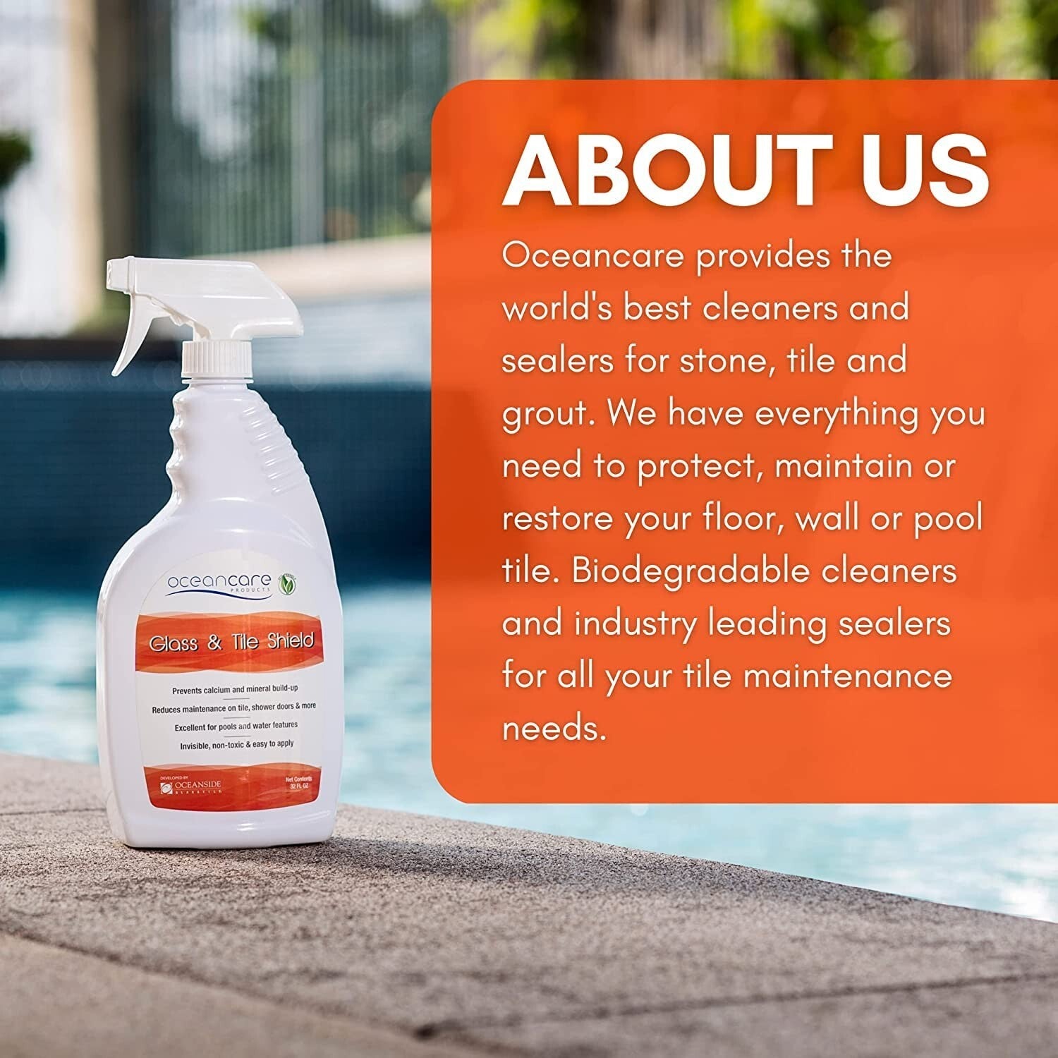 Versatile Glass and Tile Protector Spray - Waterproof Seal for All Surfaces