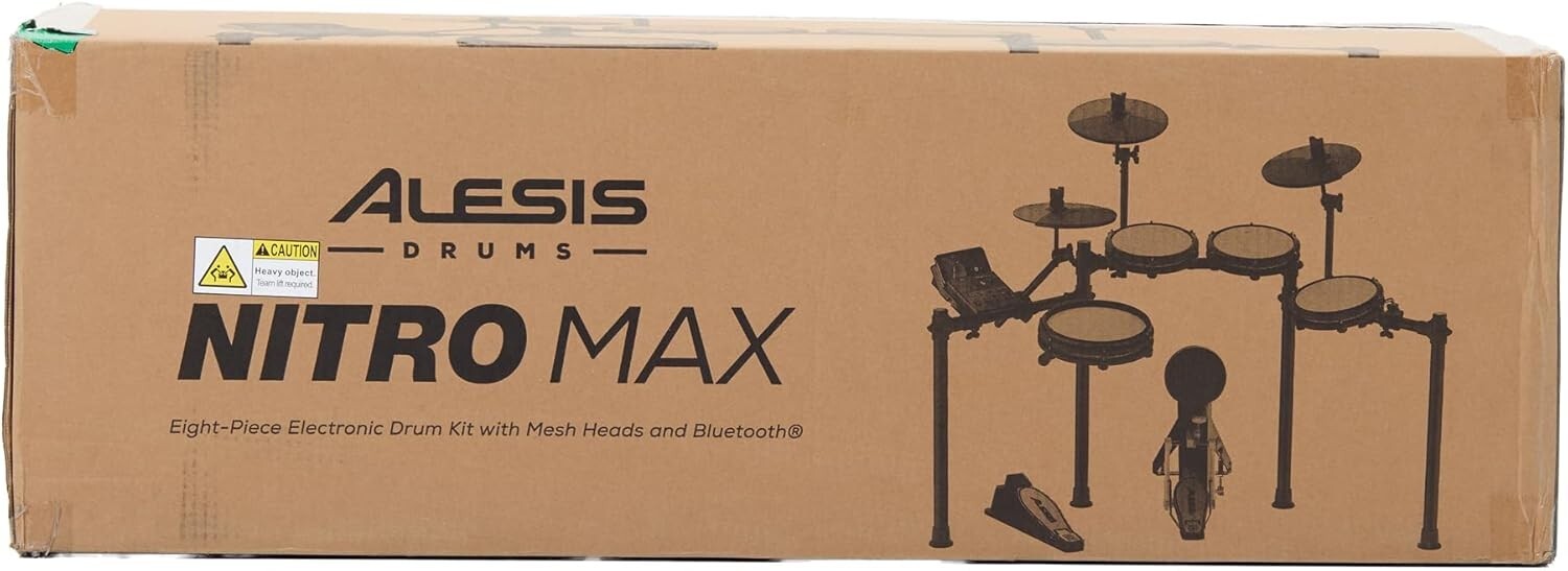 Ultimate Nitro Max Drum Kit - 10" Dual Zone Snare, 440+ Sounds & Drumeo Access