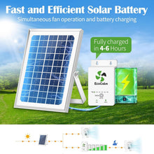 Load image into Gallery viewer, 6” Solar Powered Exhaust Fan with Bifacial Panel for Chicken Coops &amp; Greenhouses