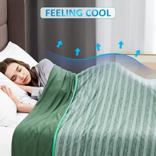 Load image into Gallery viewer, 90"x90" Queen Size Cooling Blanket for Hot Sleepers - Ultra Breathable Comfort