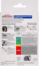 Load image into Gallery viewer, AC Pro Car Air Conditioner Recharge Kit - R1234YF Gauge &amp; Quick-Connect Hose