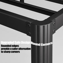 Load image into Gallery viewer, Sturdy Twin XL Platform Bed Frame with Round Corners - Easy Assembly &amp; Storage