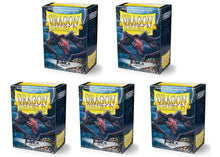 Load image into Gallery viewer, 5-Box Matte Black Card Sleeves Bundle - 500 Count for Ultimate Card Protection