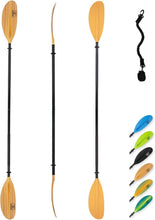 Load image into Gallery viewer, Premium 90.5in Aluminum Alloy Kayak Paddle with Leash &amp; Drip Rings