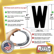 Load image into Gallery viewer, Versatile 4" Sign Letters on 5" Flex Panels - 270+ Assorted Characters Included